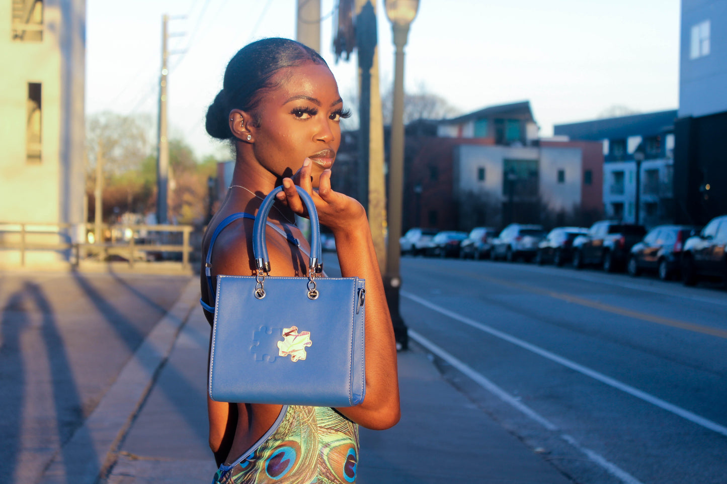 The Missing Piece Bag - Blue